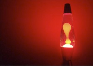 volcano lamp