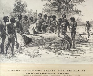 1835 20 John Batman meets Aborigines.jpg | East Melbourne Historical Society