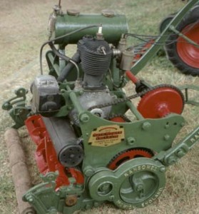 antique mower
